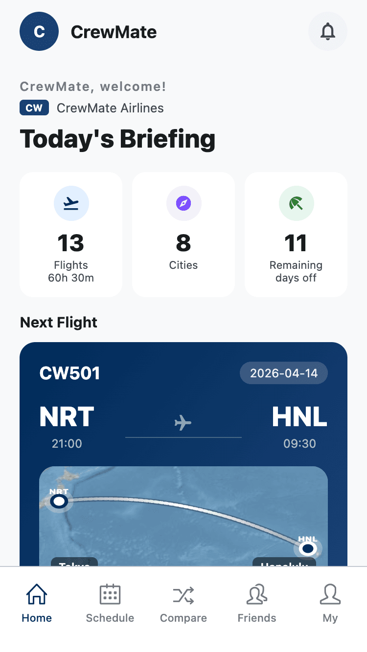 비행 경로를 시각적으로